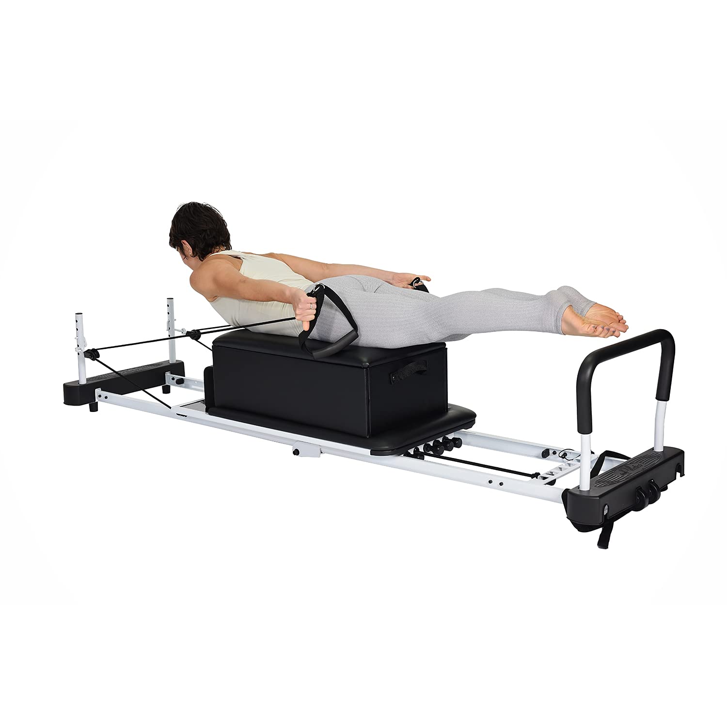 Stamina Aeropilates Box und Stange, Schwarz, 05-0025