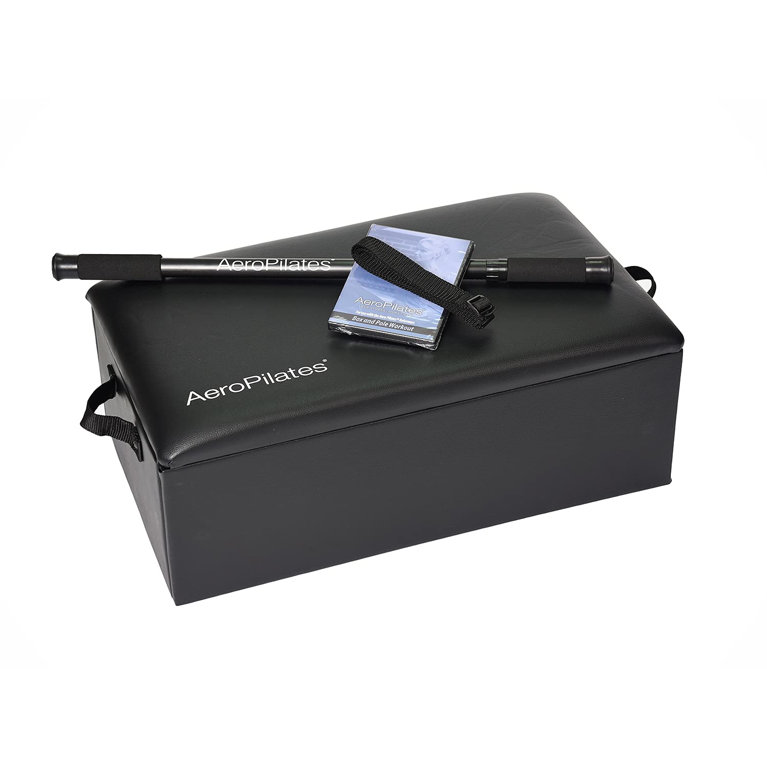 Stamina Aeropilates Box und Stange, Schwarz, 05-0025
