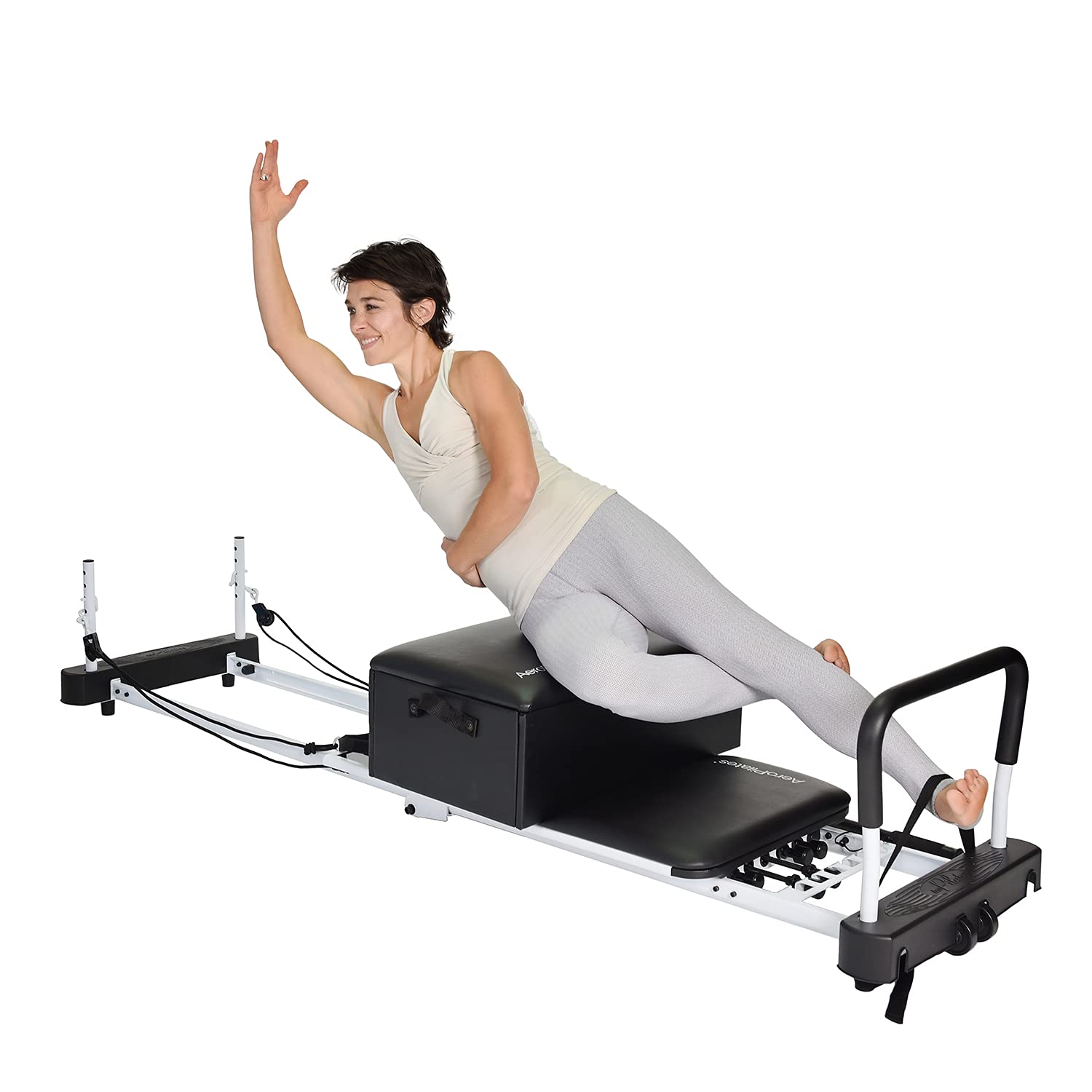 Stamina Aeropilates Box und Stange, Schwarz, 05-0025