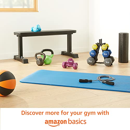 Amazon Basics Kurzhanteln mit Vinylbeschichtung, 8 lbs 3.6 kg, Rot, 2 Stück, 16 Pfund