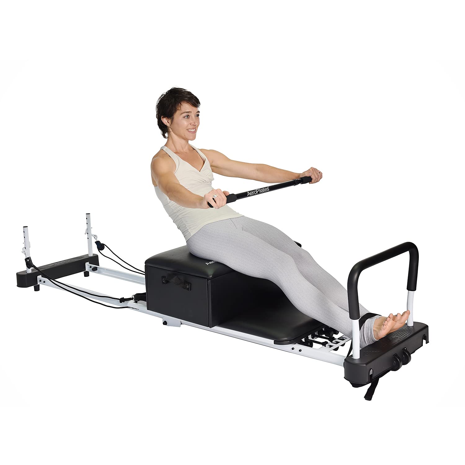 Stamina Aeropilates Box und Stange, Schwarz, 05-0025
