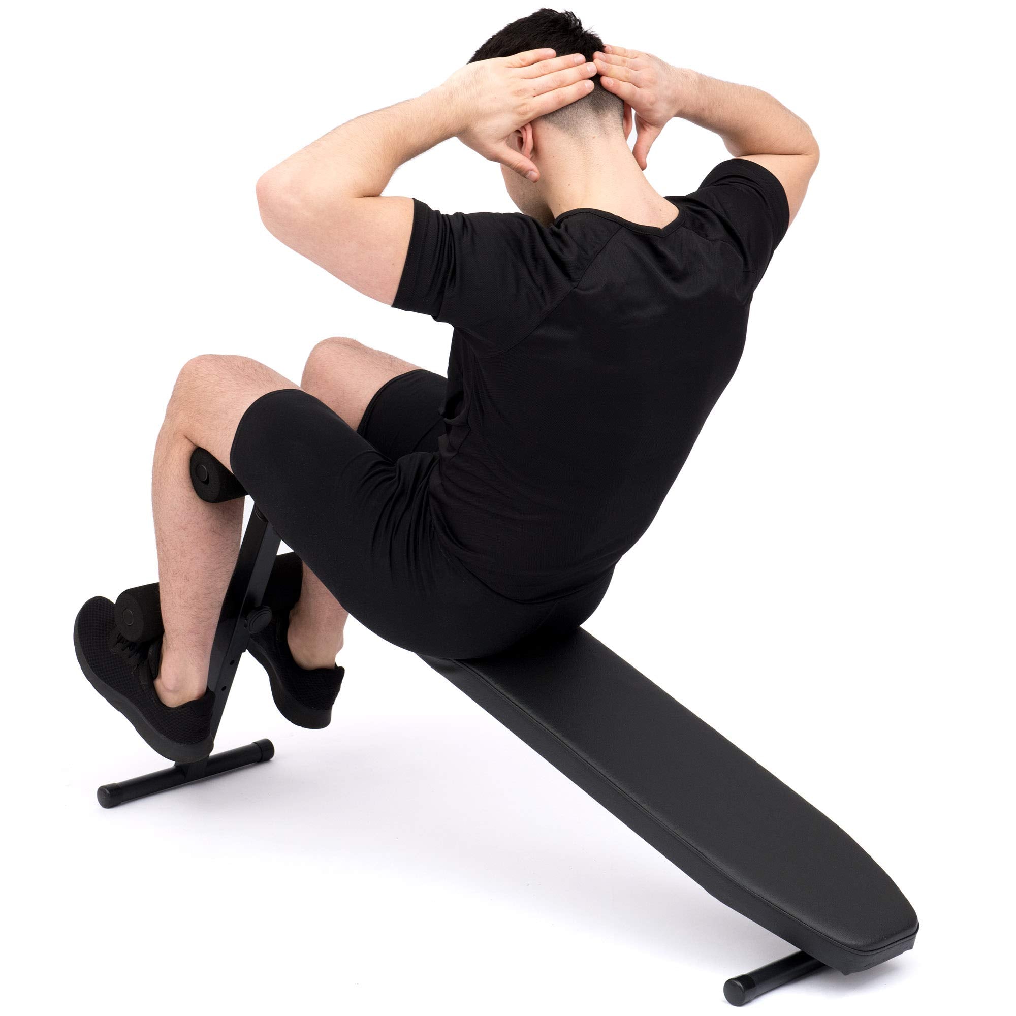Marbo Sport SmartGym Bauchtrainingsbank Bauchtrainingsgerät Hantelbank Schwarz SG-15