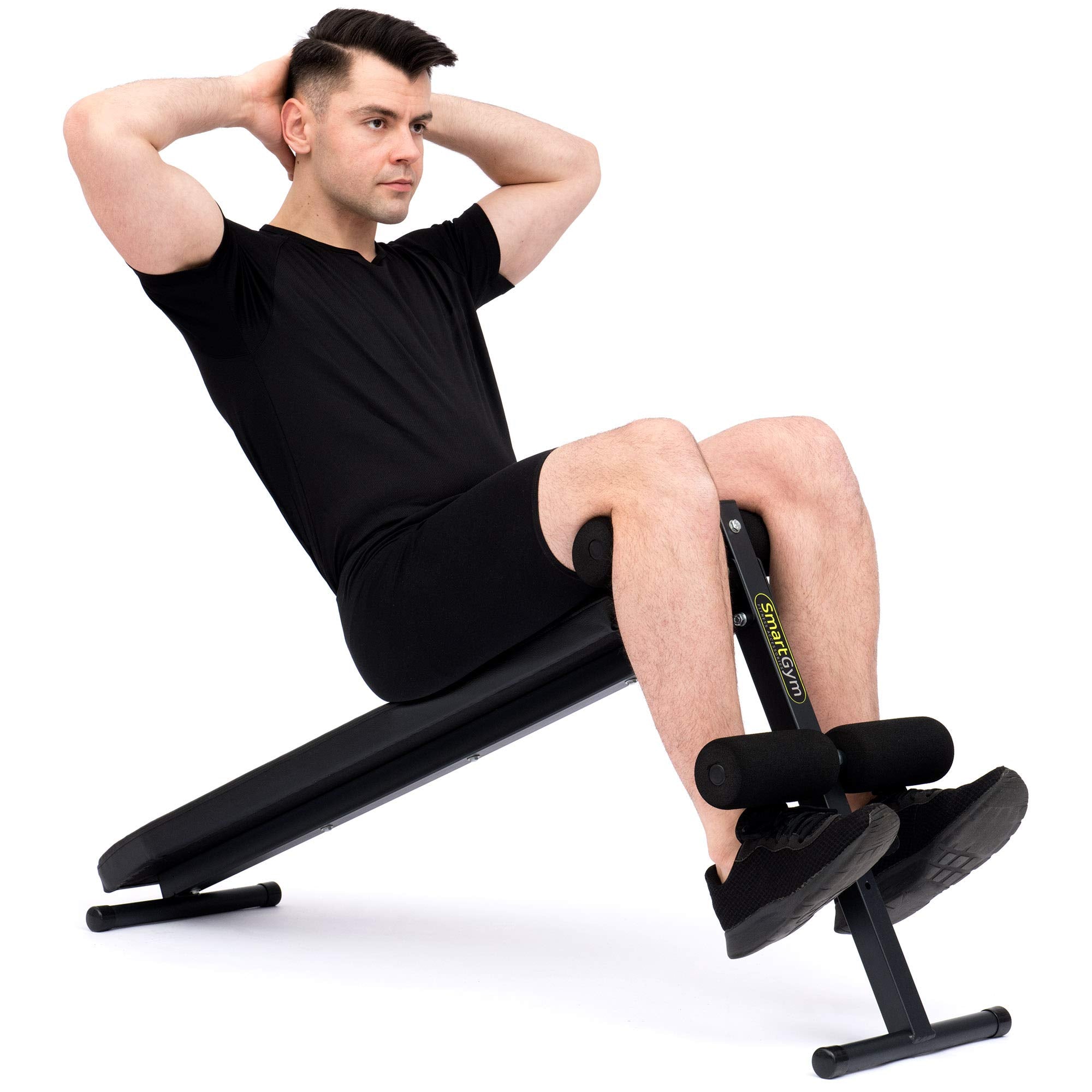 Marbo Sport SmartGym Bauchtrainingsbank Bauchtrainingsgerät Hantelbank Schwarz SG-15