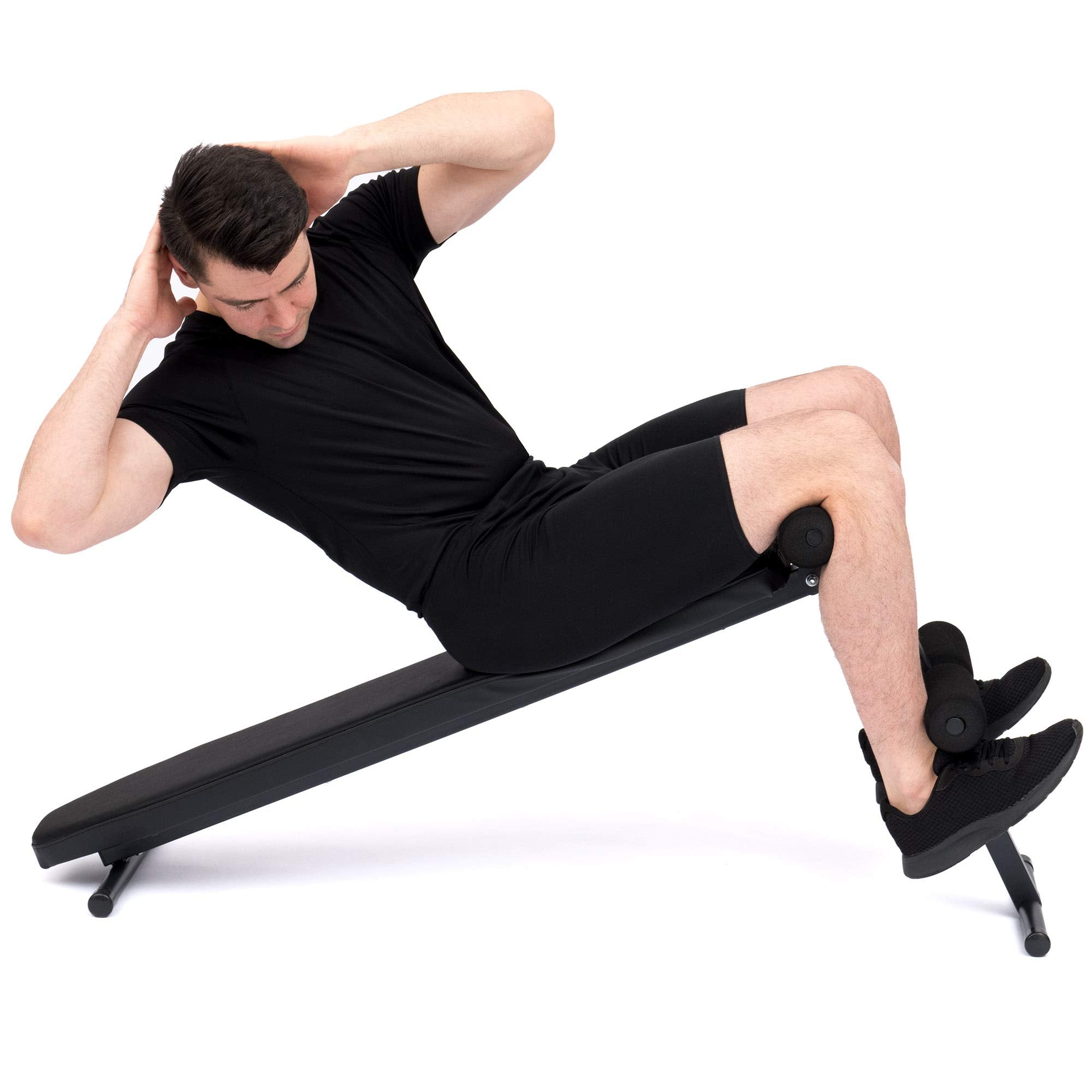 Marbo Sport SmartGym Bauchtrainingsbank Bauchtrainingsgerät Hantelbank Schwarz SG-15